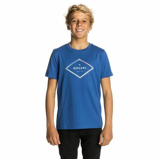Child's Short Sleeve T-Shirt Rip Curl Diamond Wilko Blue